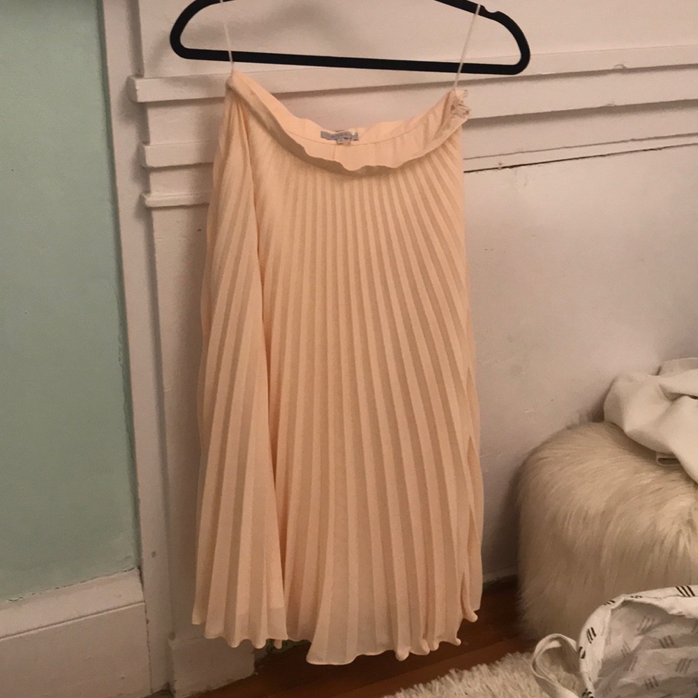 Light pink midi skirt